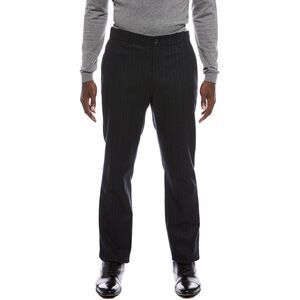 Vince Mens  Wool-Blend Flannel Pinstripe Trouser, Blue